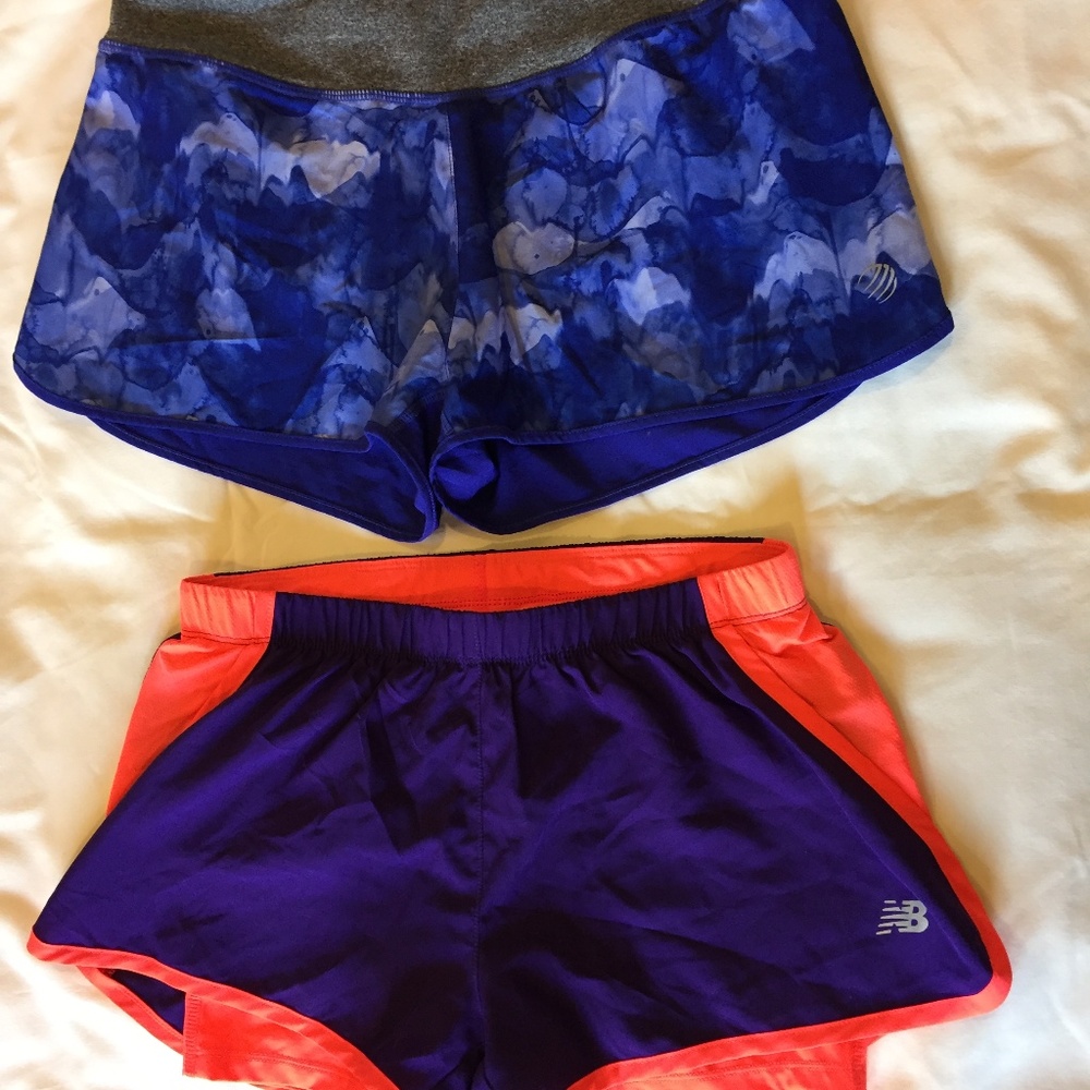 Women's ATHLETIC SHORTS  sz XS - 2PAIRS